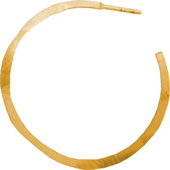 Criolla 37 mm ROCK Pendiente orechini boucle d'oreille earring