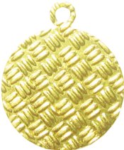 disco con argolla colgantes discks rounds pendants