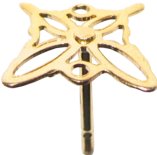 orecchini a perno farfalla