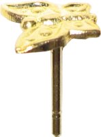 orecchini a perno farfalla