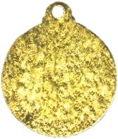 disco con argolla colgantes disk pendants